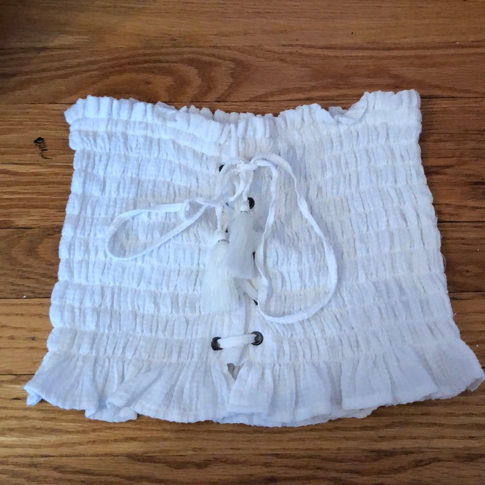 White tube top